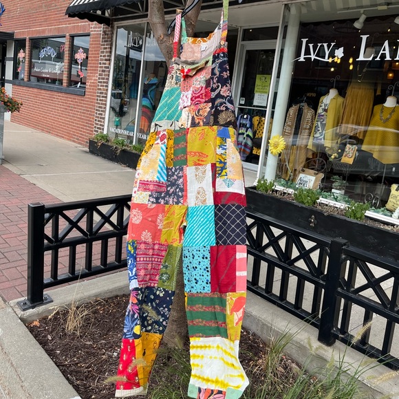 Patchwork Multicolor Jumpsuit - Picture 2 of 5